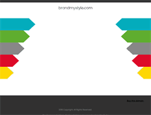 Tablet Screenshot of brandmystyle.com